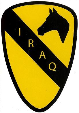 1st Cavalry Division Iraq Sticker UV | Crossed Sabers – Chapter