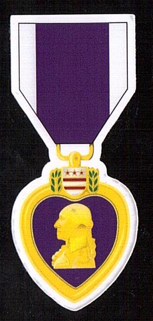 Sticker Purple Heart