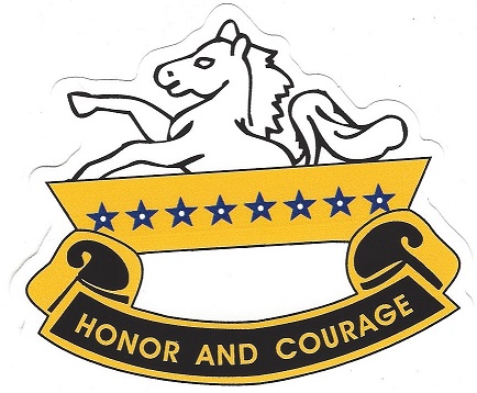 8th Cavalry Regiment Sticker