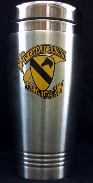 Mug 1st Cavalry Division Stainless Steel | Crossed Sabers ...