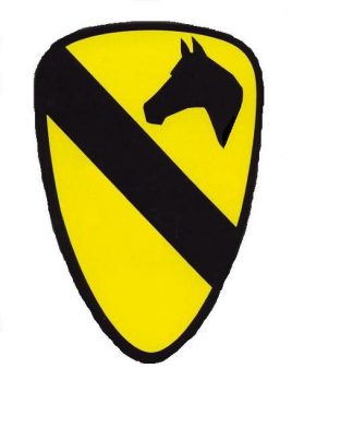 1st Cavalry Division Sticker Medium UV | Crossed Sabers – Chapter Gift Shop